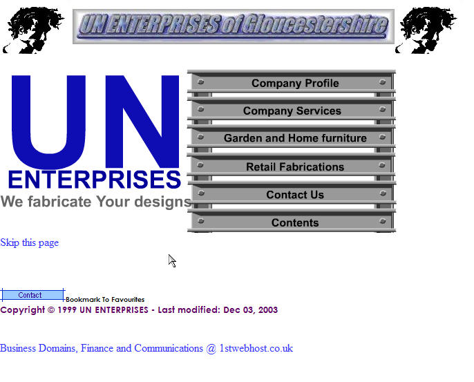 Flash Web Design for UN enterprises